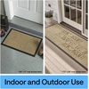 image:imageGORILLA GRIP WeatherMAX Door Mat Indoor Outdoor Use 29x17 Gray DiamondAlmond Home Sweet Home