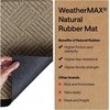 image:imageGORILLA GRIP WeatherMAX Door Mat Indoor Outdoor Use 29x17 Gray DiamondBeige Diamond