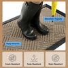 image:imageGORILLA GRIP WeatherMAX Door Mat Indoor Outdoor Use 29x17 Gray DiamondBeige Diamond