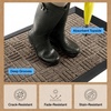 image:imageGORILLA GRIP WeatherMAX Door Mat Indoor Outdoor Use 29x17 Gray DiamondBeige Maze