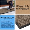 image:imageGORILLA GRIP WeatherMAX Door Mat Indoor Outdoor Use 29x17 Gray DiamondBeige Maze