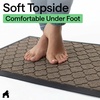 image:imageGORILLA GRIP WeatherMAX Door Mat Indoor Outdoor Use 29x17 Gray DiamondBeige Quatre