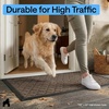 image:imageGORILLA GRIP WeatherMAX Door Mat Indoor Outdoor Use 29x17 Gray DiamondBeige Quatre