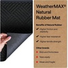 image:imageGORILLA GRIP WeatherMAX Door Mat Indoor Outdoor Use 29x17 Gray DiamondBlack Diamond
