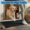 image:imageGORILLA GRIP WeatherMAX Door Mat Indoor Outdoor Use 29x17 Gray DiamondBlack Diamond