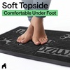 image:imageGORILLA GRIP WeatherMAX Door Mat Indoor Outdoor Use 29x17 Gray DiamondBlack Paws