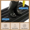 image:imageGORILLA GRIP WeatherMAX Door Mat Indoor Outdoor Use 29x17 Gray DiamondBlack Stripe