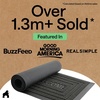 image:imageGORILLA GRIP WeatherMAX Door Mat Indoor Outdoor Use 29x17 Gray DiamondBlack Welcome