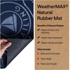 image:imageGORILLA GRIP WeatherMAX Door Mat Indoor Outdoor Use 29x17 Gray DiamondBlue Gone Sailing