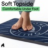 image:imageGORILLA GRIP WeatherMAX Door Mat Indoor Outdoor Use 29x17 Gray DiamondBlue Gone Sailing