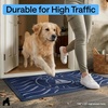 image:imageGORILLA GRIP WeatherMAX Door Mat Indoor Outdoor Use 29x17 Gray DiamondBlue Gone Sailing