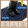 image:imageGORILLA GRIP WeatherMAX Door Mat Indoor Outdoor Use 29x17 Gray DiamondBlue Gone Sailing