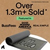 image:imageGORILLA GRIP WeatherMAX Door Mat Indoor Outdoor Use 29x17 Gray DiamondCharcoal Hello