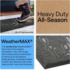image:imageGORILLA GRIP WeatherMAX Door Mat Indoor Outdoor Use 29x17 Gray DiamondCharcoal Hello