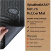 image:imageGORILLA GRIP WeatherMAX Door Mat Indoor Outdoor Use 29x17 Gray DiamondCharcoal Hello