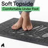image:imageGORILLA GRIP WeatherMAX Door Mat Indoor Outdoor Use 29x17 Gray DiamondCharcoal Hello