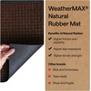image:imageGORILLA GRIP WeatherMAX Door Mat Indoor Outdoor Use 29x17 Gray DiamondCoffee Squares
