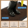 image:imageGORILLA GRIP WeatherMAX Door Mat Indoor Outdoor Use 29x17 Gray DiamondCoffee Squares