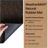 image:imageGORILLA GRIP WeatherMAX Door Mat Indoor Outdoor Use 29x17 Gray DiamondDark Brown Pebble