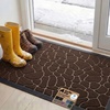 image:imageGORILLA GRIP WeatherMAX Door Mat Indoor Outdoor Use 29x17 Gray DiamondDark Brown Pebble