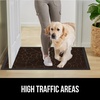 image:imageGORILLA GRIP WeatherMAX Door Mat Indoor Outdoor Use 29x17 Gray DiamondDark Brown Pebble