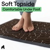 image:imageGORILLA GRIP WeatherMAX Door Mat Indoor Outdoor Use 29x17 Gray DiamondDark Brown Pebble