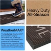 image:imageGORILLA GRIP WeatherMAX Door Mat Indoor Outdoor Use 29x17 Gray DiamondEspresso Home Paw
