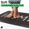 image:imageGORILLA GRIP WeatherMAX Door Mat Indoor Outdoor Use 29x17 Gray DiamondEspresso Home Paw