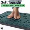 image:imageGORILLA GRIP WeatherMAX Door Mat Indoor Outdoor Use 29x17 Gray DiamondEvergreen Snowscape