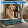 image:imageGORILLA GRIP WeatherMAX Door Mat Indoor Outdoor Use 29x17 Gray DiamondEvergreen Snowscape