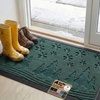 image:imageGORILLA GRIP WeatherMAX Door Mat Indoor Outdoor Use 29x17 Gray DiamondEvergreen Snowscape