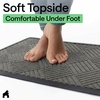 image:imageGORILLA GRIP WeatherMAX Door Mat Indoor Outdoor Use 29x17 Gray DiamondGray Diamond