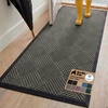 image:imageGORILLA GRIP WeatherMAX Door Mat Indoor Outdoor Use 29x17 Gray DiamondGray Diamond