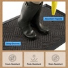 image:imageGORILLA GRIP WeatherMAX Door Mat Indoor Outdoor Use 29x17 Gray DiamondGray Diamond