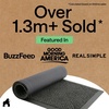 image:imageGORILLA GRIP WeatherMAX Door Mat Indoor Outdoor Use 29x17 Gray DiamondGray Diamond