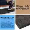 image:imageGORILLA GRIP WeatherMAX Door Mat Indoor Outdoor Use 29x17 Gray DiamondGray Diamond