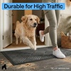 image:imageGORILLA GRIP WeatherMAX Door Mat Indoor Outdoor Use 29x17 Gray DiamondGray Diamond