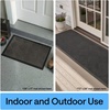 image:imageGORILLA GRIP WeatherMAX Door Mat Indoor Outdoor Use 29x17 Gray DiamondGray Diamond