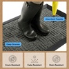 image:imageGORILLA GRIP WeatherMAX Door Mat Indoor Outdoor Use 29x17 Gray DiamondGray Maze