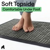 image:imageGORILLA GRIP WeatherMAX Door Mat Indoor Outdoor Use 29x17 Gray DiamondGray Maze