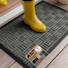 image:imageGORILLA GRIP WeatherMAX Door Mat Indoor Outdoor Use 29x17 Gray DiamondGray Maze