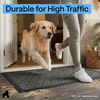 image:imageGORILLA GRIP WeatherMAX Door Mat Indoor Outdoor Use 29x17 Gray DiamondGray Quatrefoil