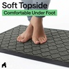 image:imageGORILLA GRIP WeatherMAX Door Mat Indoor Outdoor Use 29x17 Gray DiamondGray Quatrefoil