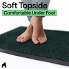 image:imageGORILLA GRIP WeatherMAX Door Mat Indoor Outdoor Use 29x17 Gray DiamondGreen Diamond