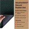 image:imageGORILLA GRIP WeatherMAX Door Mat Indoor Outdoor Use 29x17 Gray DiamondGreen Diamond
