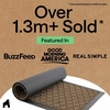 image:imageGORILLA GRIP WeatherMAX Door Mat Indoor Outdoor Use 29x17 Gray DiamondLatte Quatrefoil