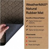 image:imageGORILLA GRIP WeatherMAX Door Mat Indoor Outdoor Use 29x17 Gray DiamondLatte Quatrefoil