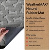 image:imageGORILLA GRIP WeatherMAX Door Mat Indoor Outdoor Use 29x17 Gray DiamondLight Gray Bones
