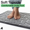 image:imageGORILLA GRIP WeatherMAX Door Mat Indoor Outdoor Use 29x17 Gray DiamondLight Gray Bones