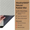 image:imageGORILLA GRIP WeatherMAX Door Mat Indoor Outdoor Use 29x17 Gray DiamondLight Gray Lattice